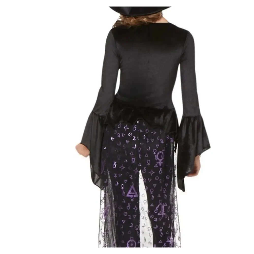Spirit Dark Coven Witch Costume Academy Halloween Child Size 4-6 Tunic Leggings
